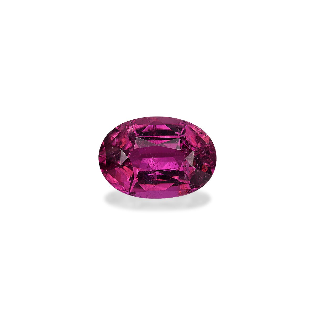 Rubellite Tourmaline Oval Fine Step Cut Red