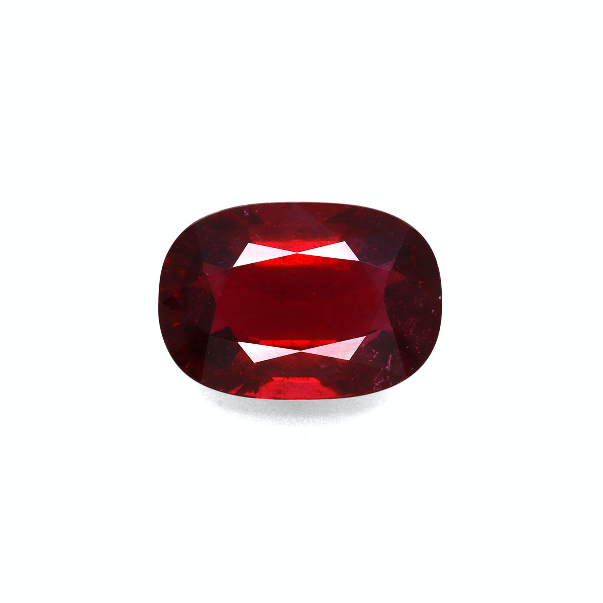 Rubellite Tourmaline Oval Fine Step Cut Red