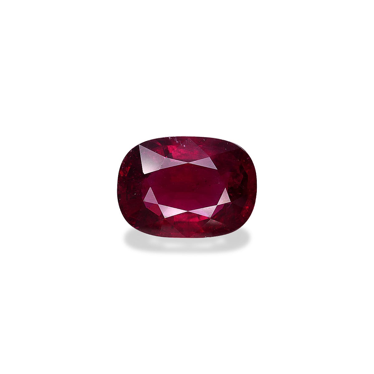 Rubellite Tourmaline Cushion Fine Step Cut Red