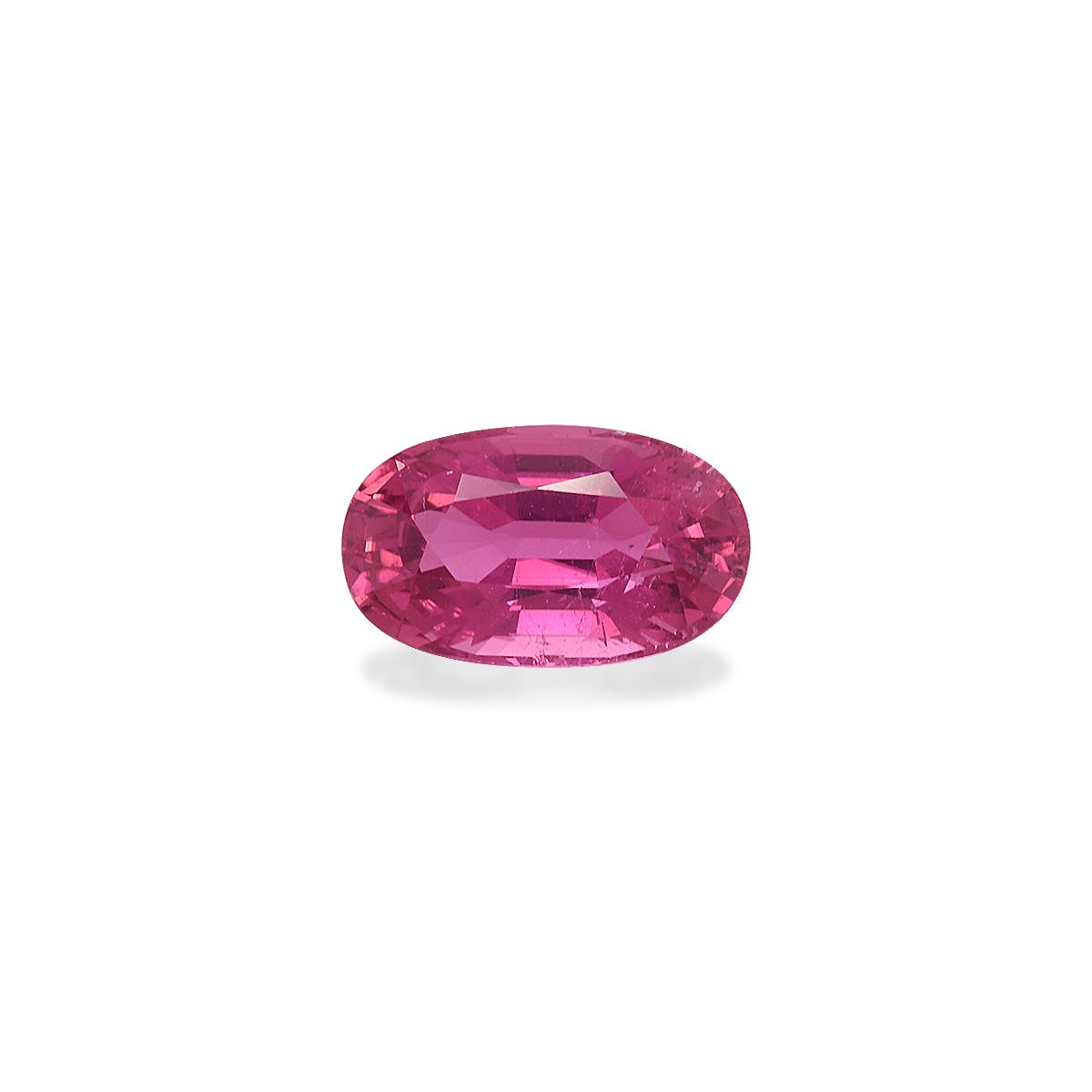 Rubellite Tourmaline Oval Fine Step Cut Fuscia Pink