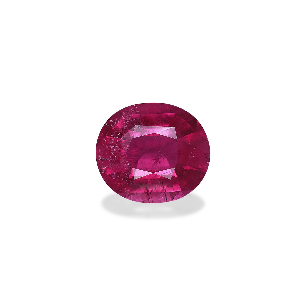 Rubellite Tourmaline Oval Fine Step Cut Pink