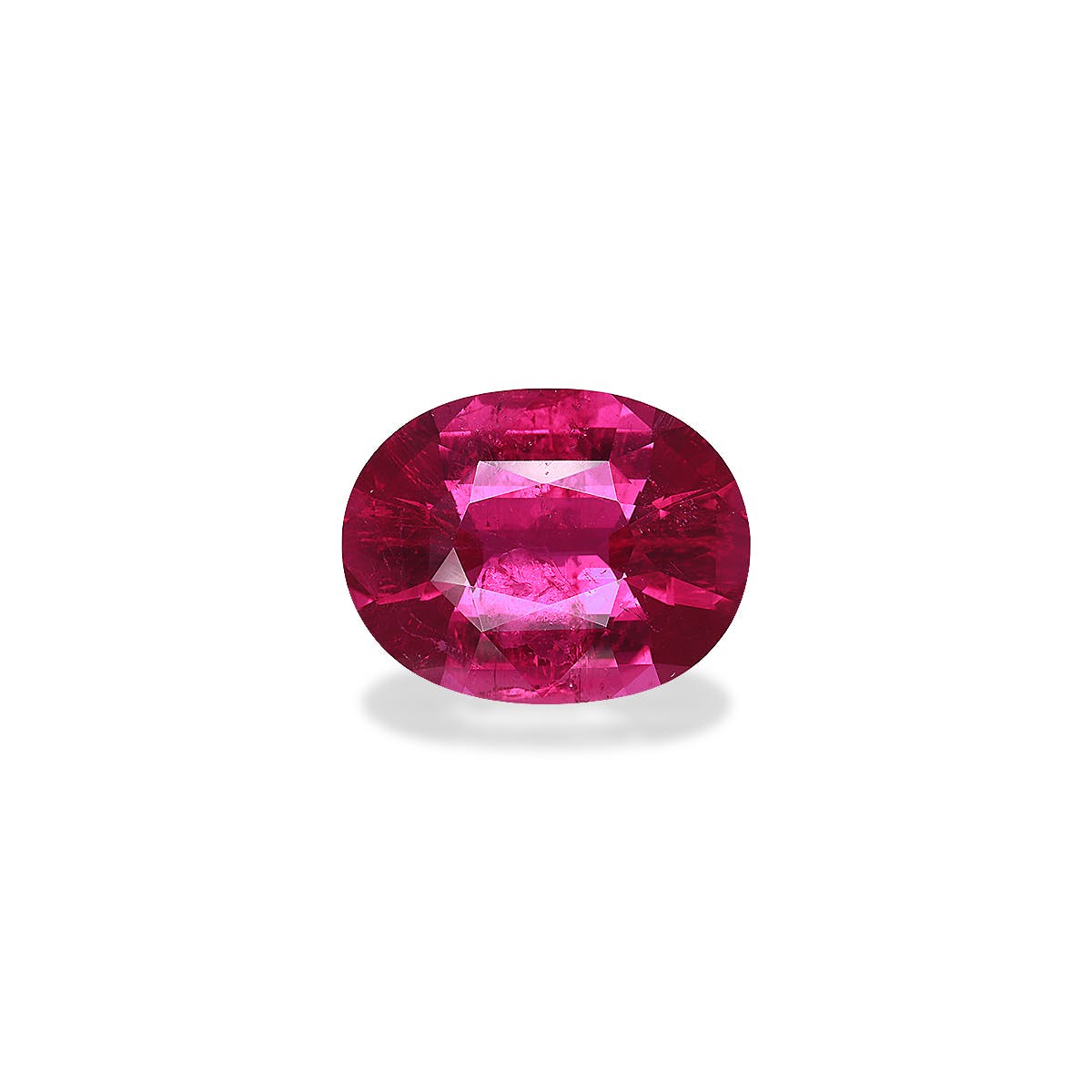 Rubellite Tourmaline Oval Fine Step Cut Pink