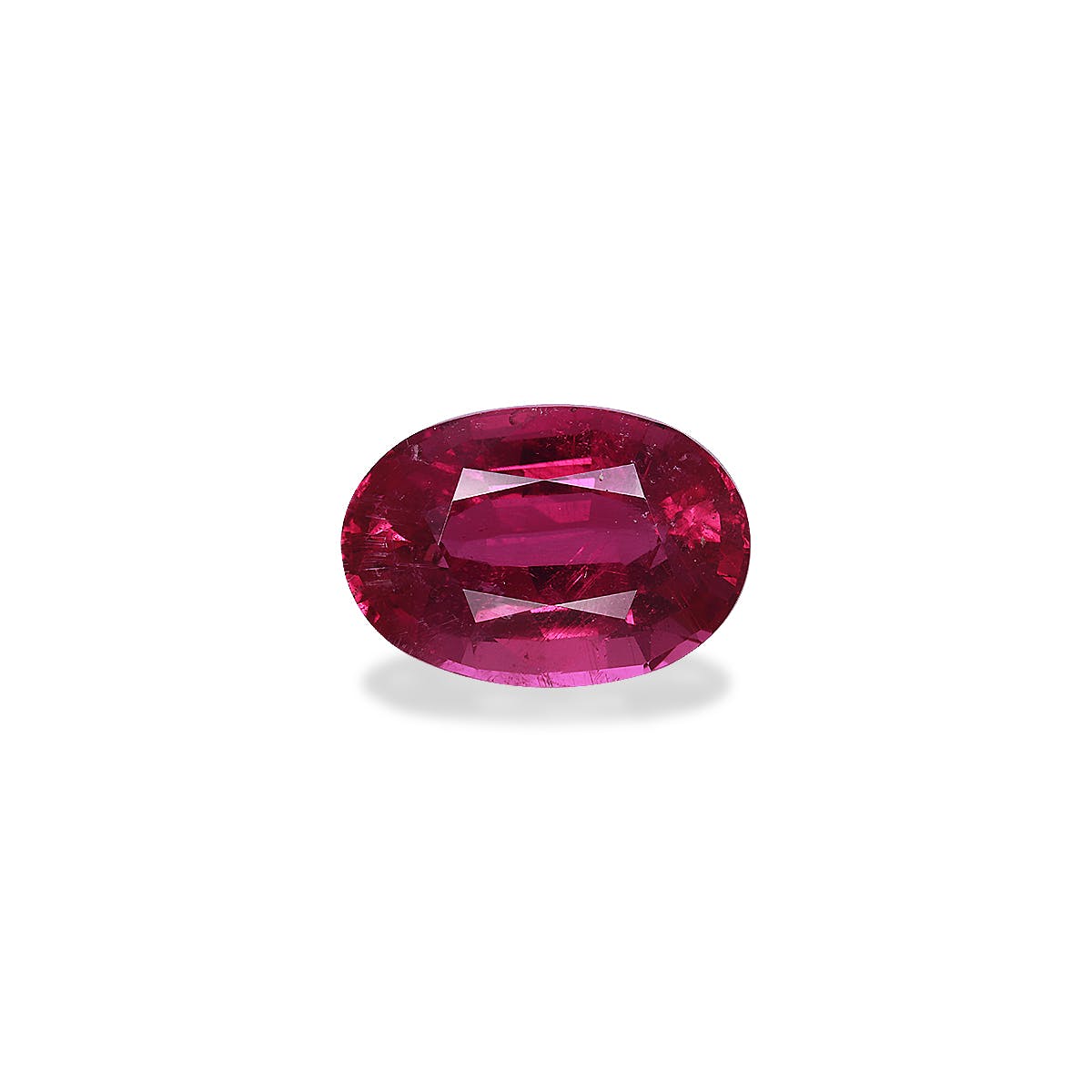 Rubellite Tourmaline Oval Fine Step Cut Pink