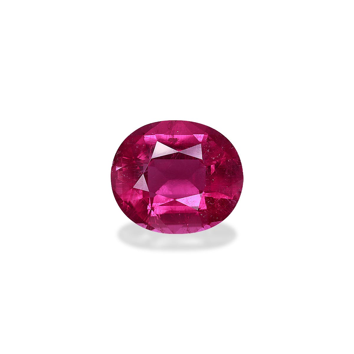 Rubellite Tourmaline Oval Fine Step Cut Pink