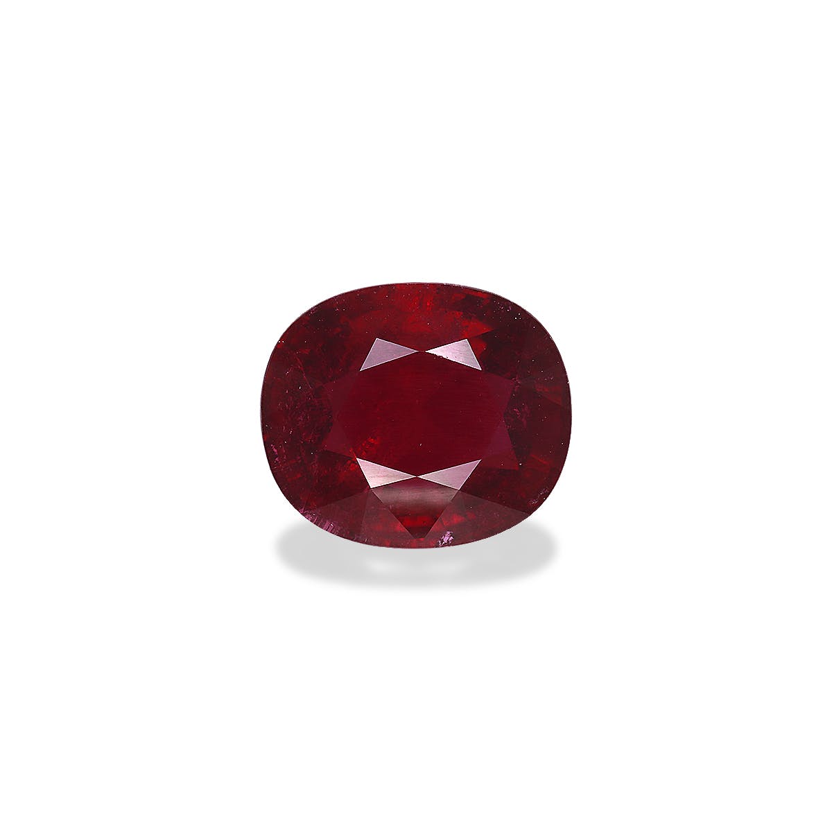 Rubellite Tourmaline Cushion Fine Step Cut Red