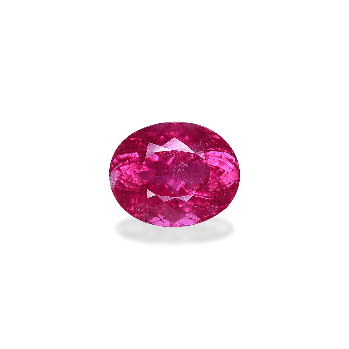 Rubellite Tourmaline Oval Modified Brilliant Cut Pink