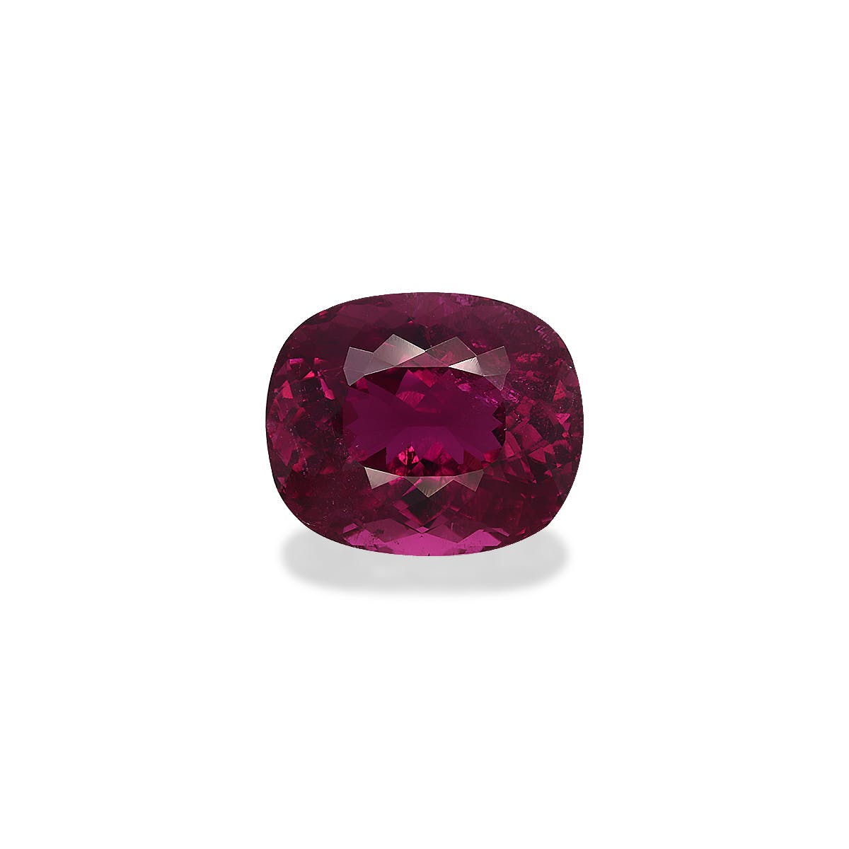 Rubellite Tourmaline Cushion Modified Brilliant Cut Rose Red