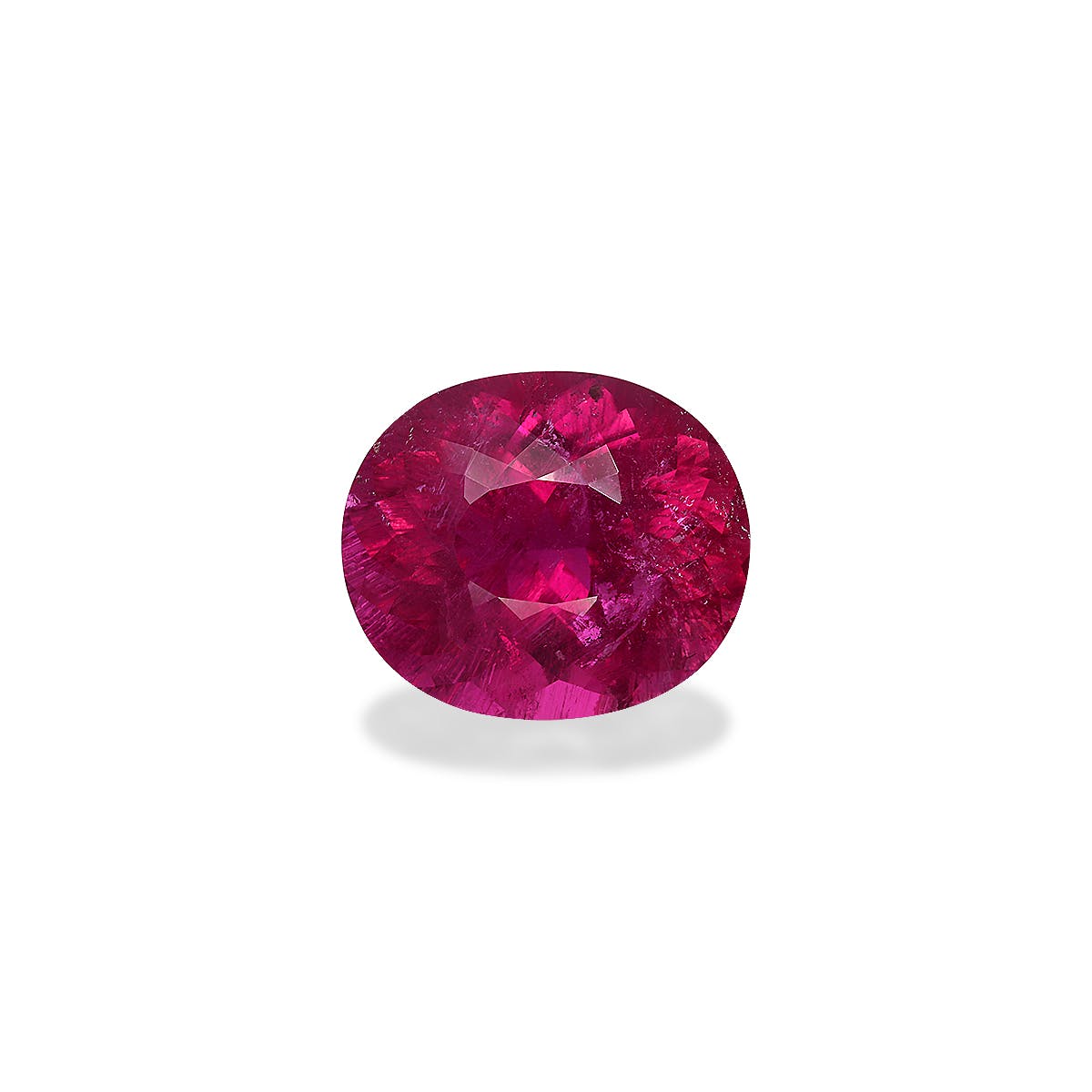 Rubellite Tourmaline Oval Modified Brilliant Cut Pink