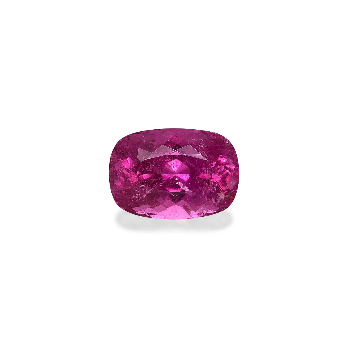 Rubellite Tourmaline Cushion Modified Brilliant Cut Flower Pink