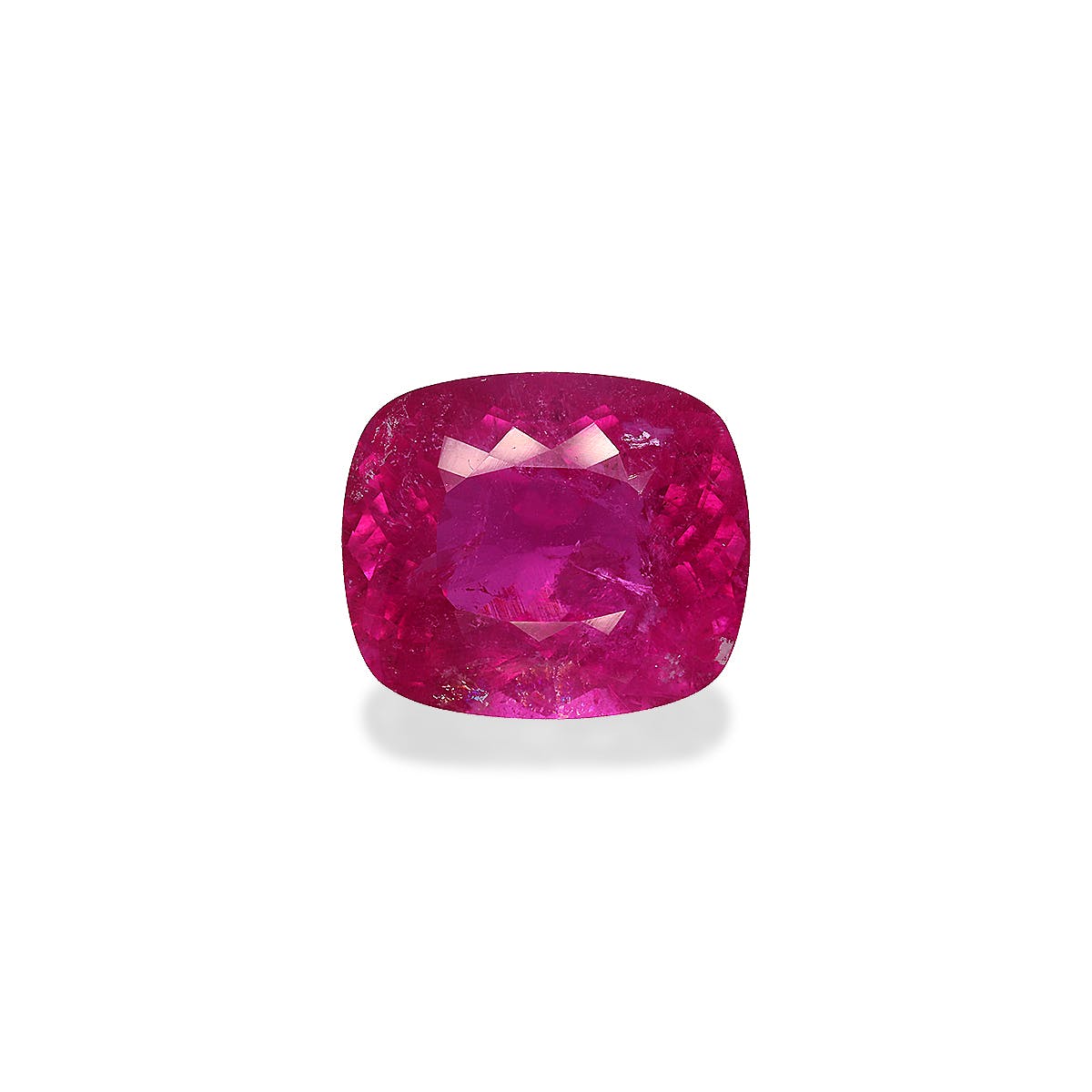 Rubellite Tourmaline Cushion Modified Brilliant Cut Fuscia Pink