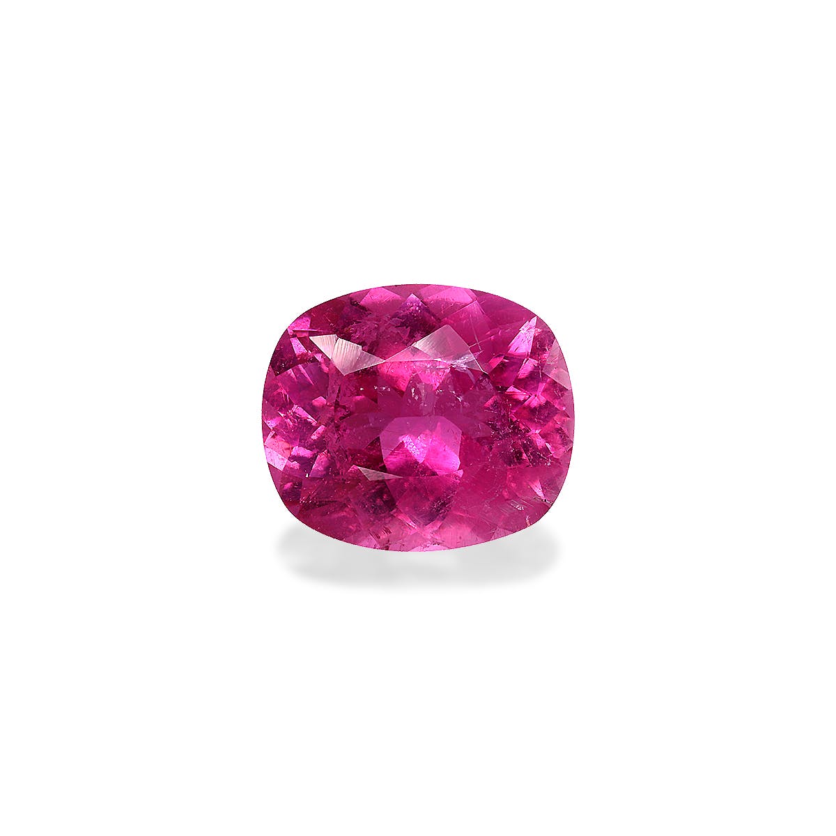 Rubellite Tourmaline Cushion Modified Brilliant Cut Fuscia Pink