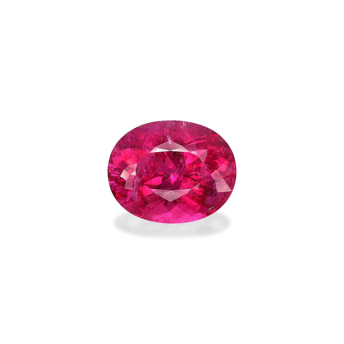 Rubellite Tourmaline Oval Modified Brilliant Cut Pink