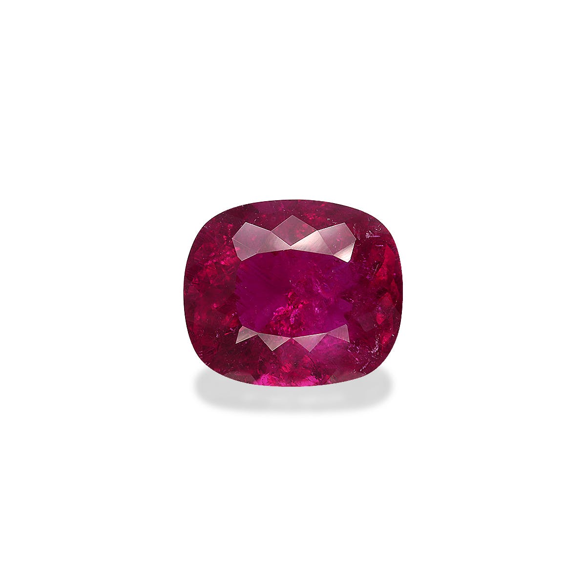 Rubellite Tourmaline Cushion Modified Brilliant Cut Red