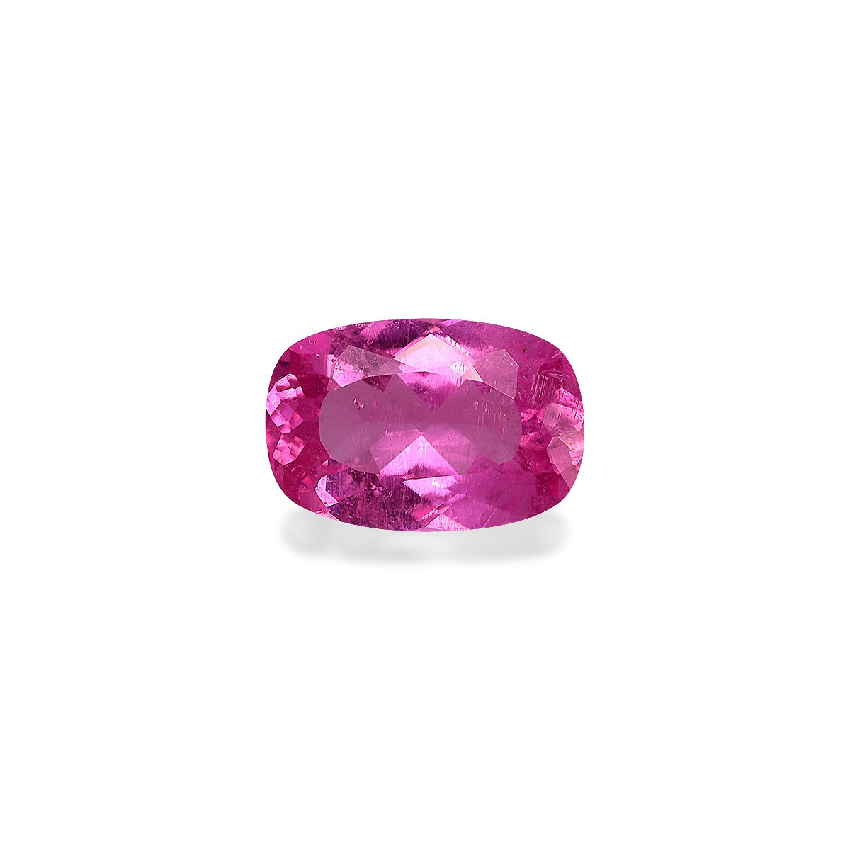 Rubellite Tourmaline Cushion Modified Brilliant Cut Fuscia Pink