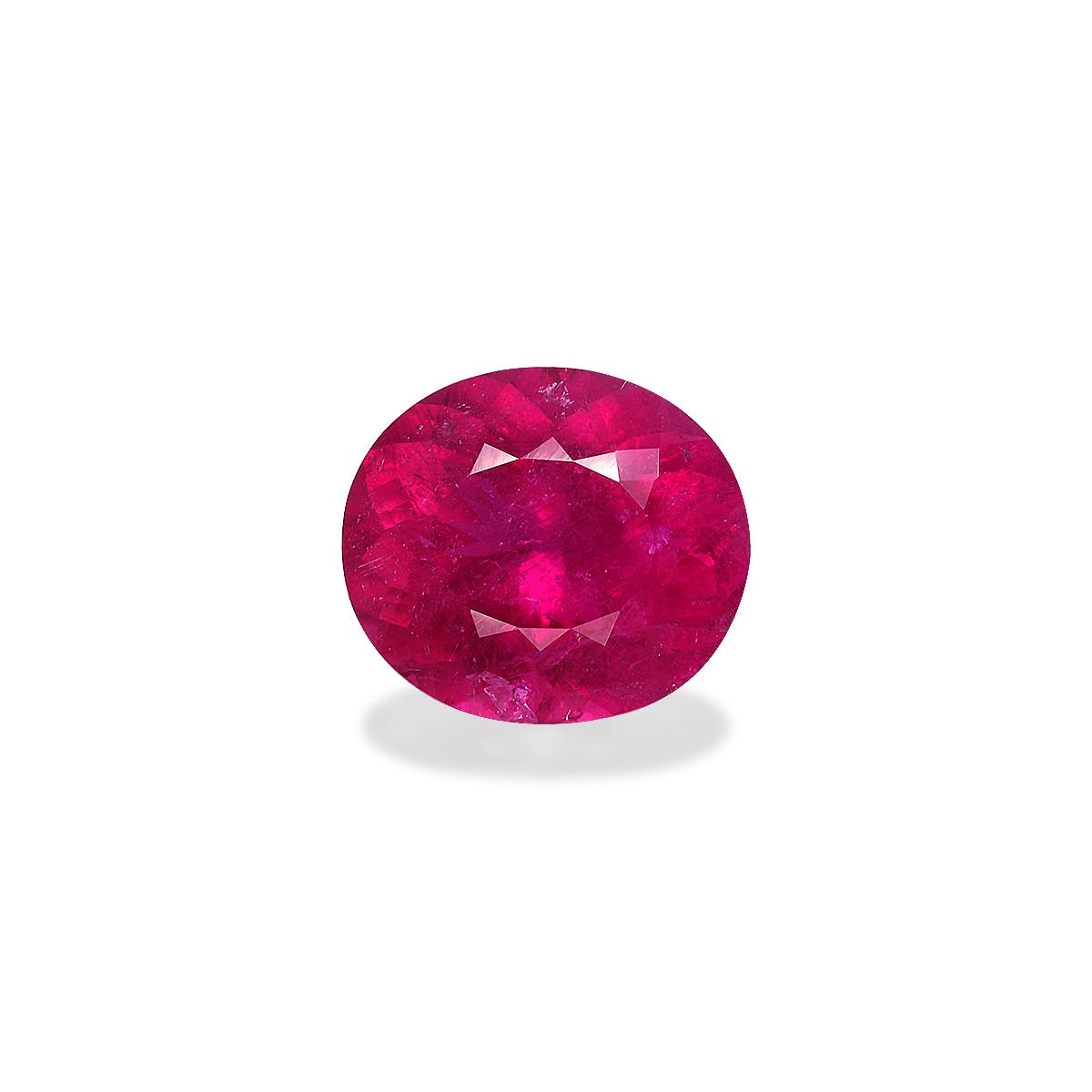 Rubellite Tourmaline Oval Modified Brilliant Cut Pink