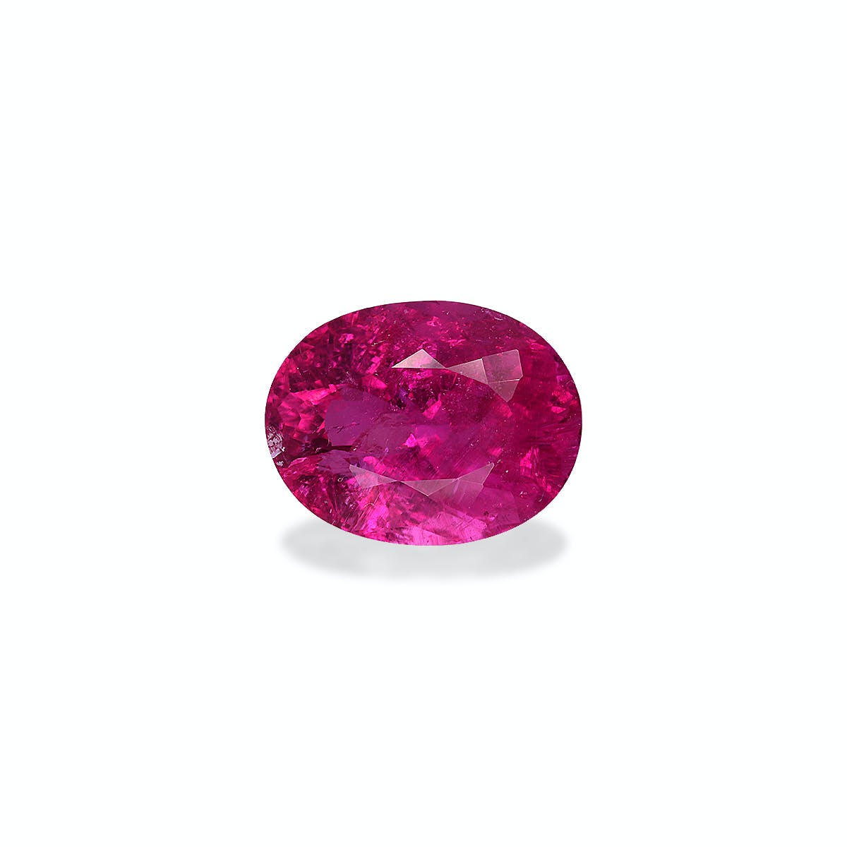 Rubellite Tourmaline Oval Modified Brilliant Cut Pink