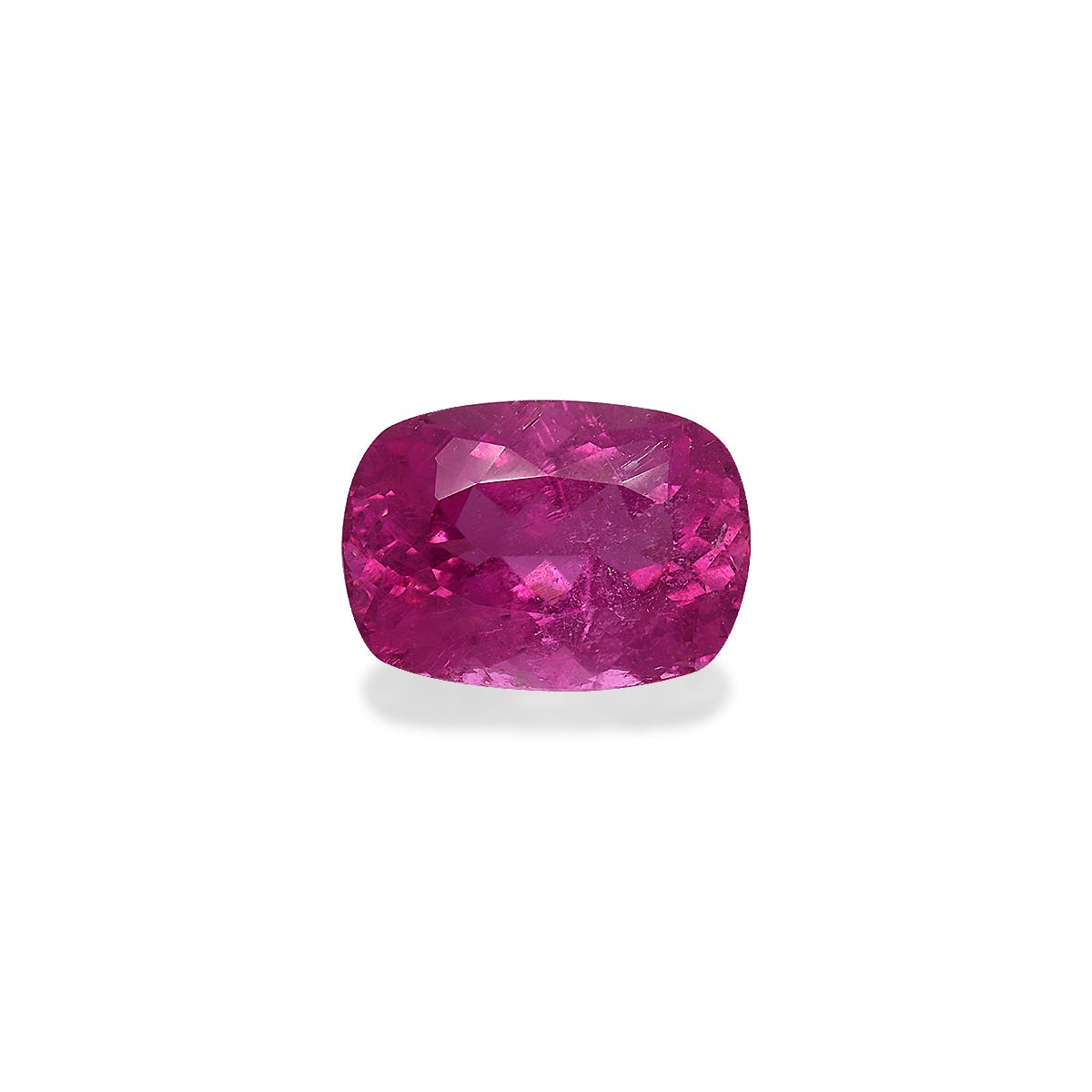 Rubellite Tourmaline Cushion Modified Brilliant Cut Flower Pink