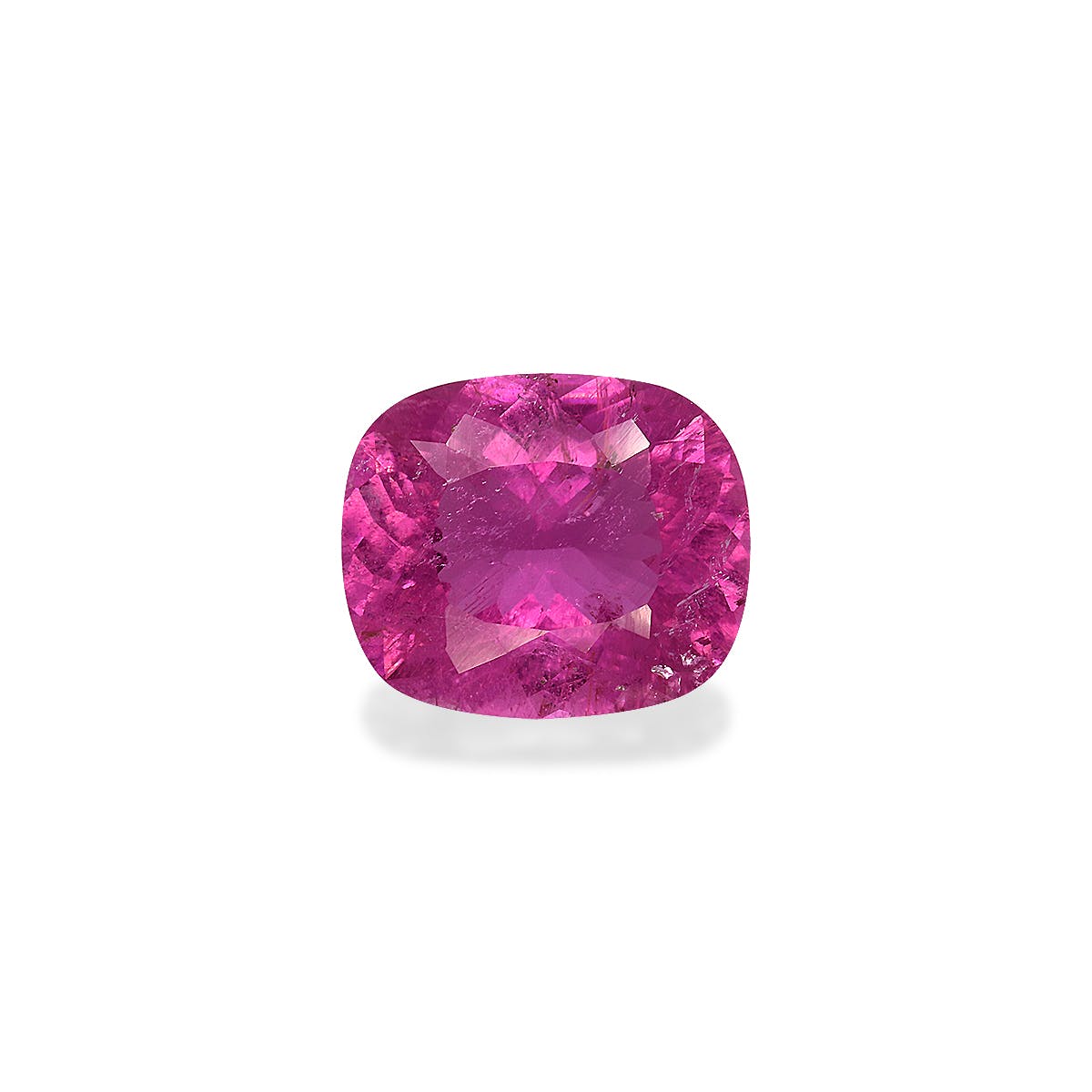 Rubellite Tourmaline Cushion Modified Brilliant Cut Fuscia Pink