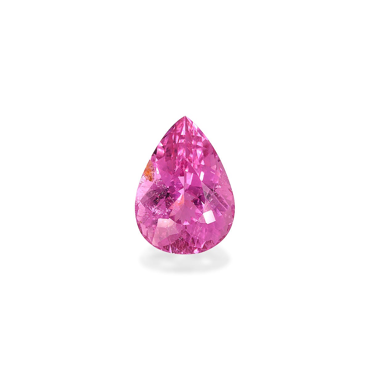 Rubellite Tourmaline Pear Modified Brilliant Cut Bubblegum Pink