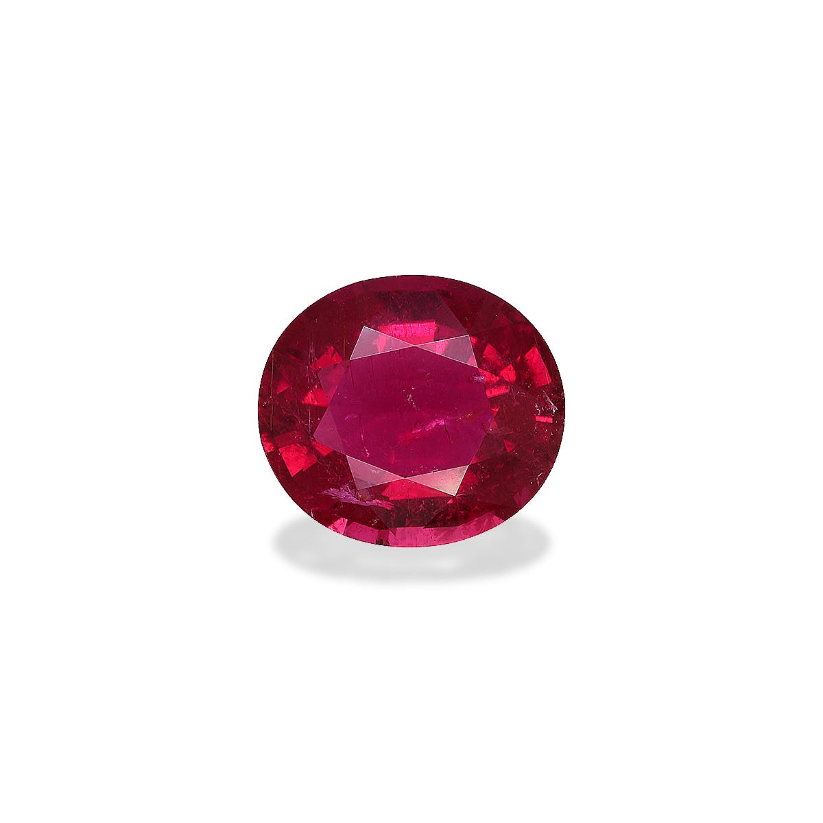 Rubellite Tourmaline Oval Fine Step Cut Pink