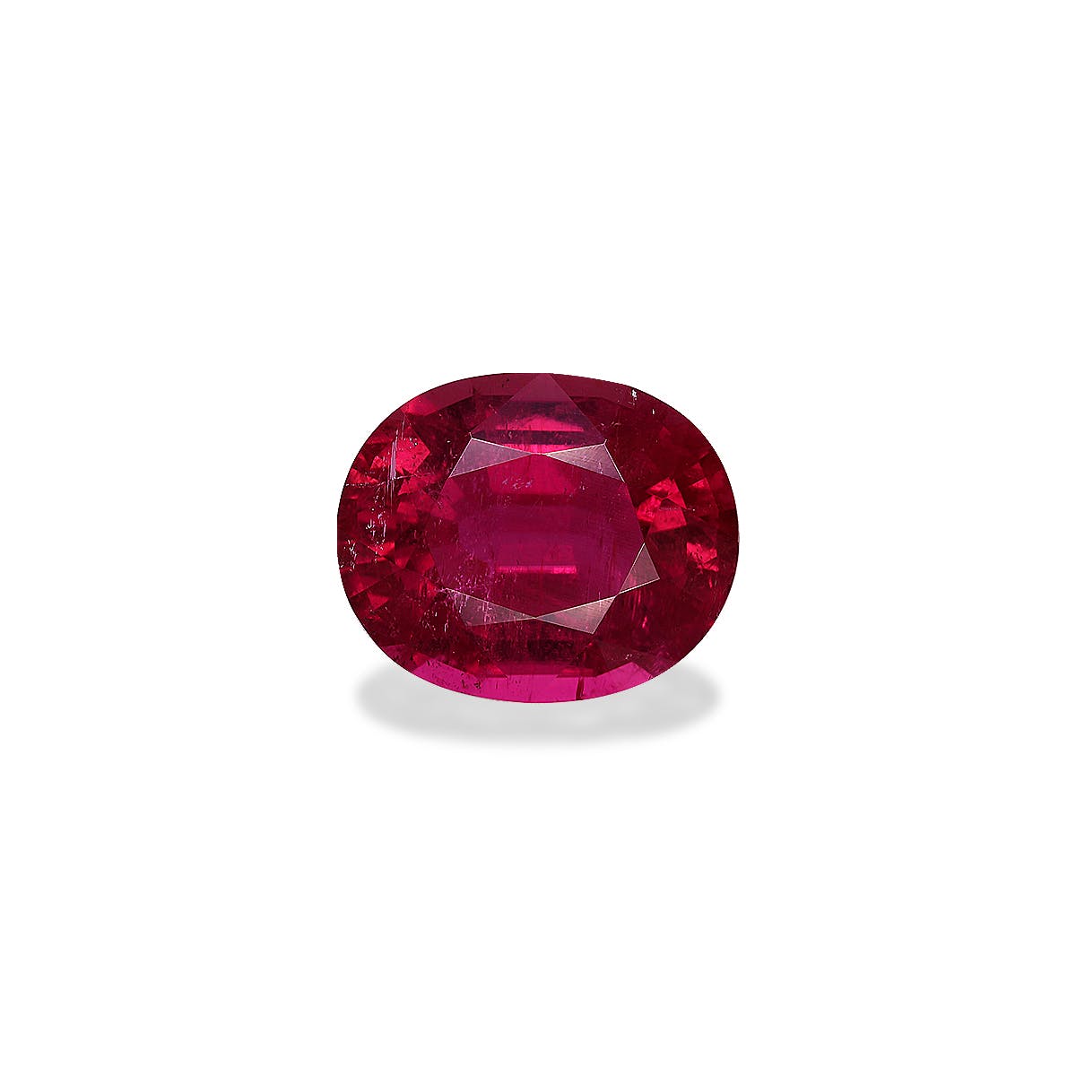 Rubellite Tourmaline Oval Fine Step Cut Pink