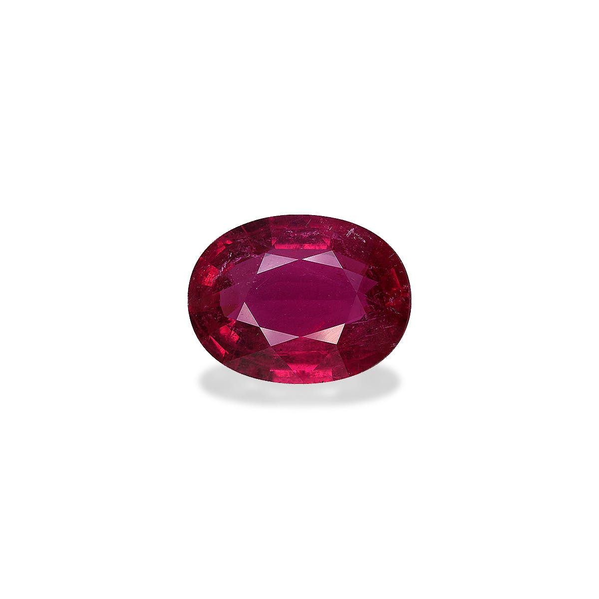 Rubellite Tourmaline Oval Fine Step Cut Pink