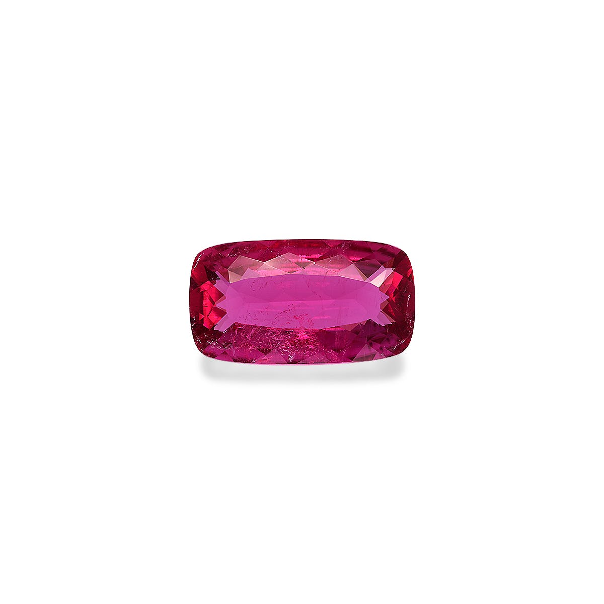 Rubellite Tourmaline Cushion Fine Step Cut Pink