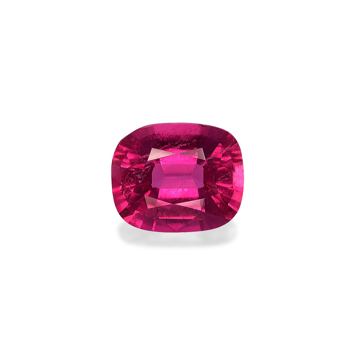 Rubellite Tourmaline Cushion Fine Step Cut Pink