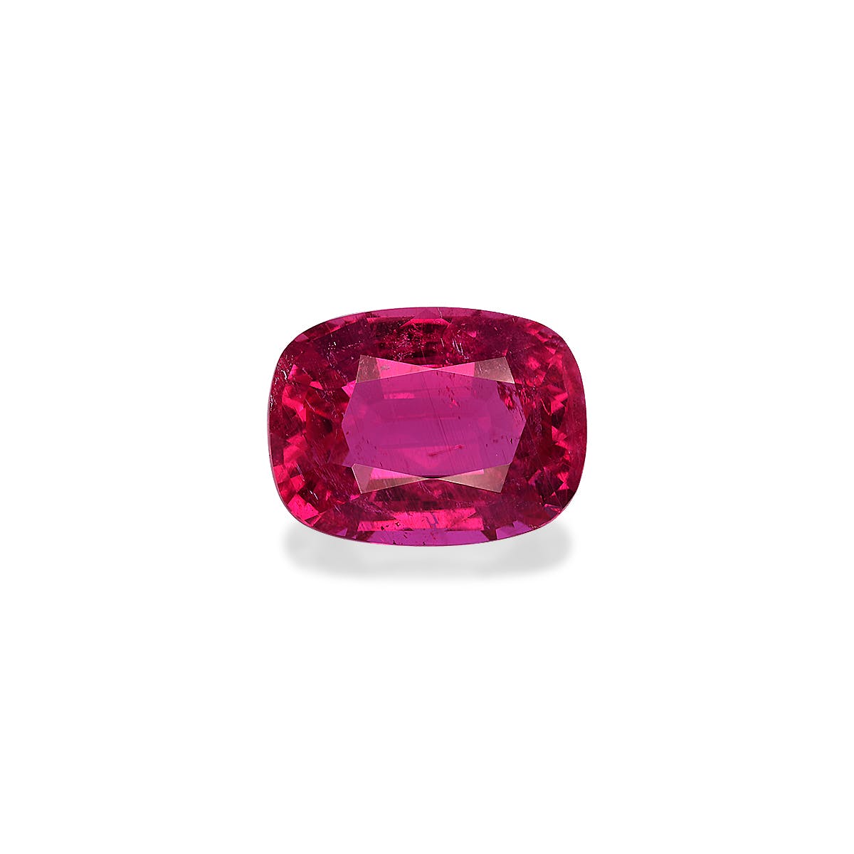 Rubellite Tourmaline Cushion Fine Step Cut Pink