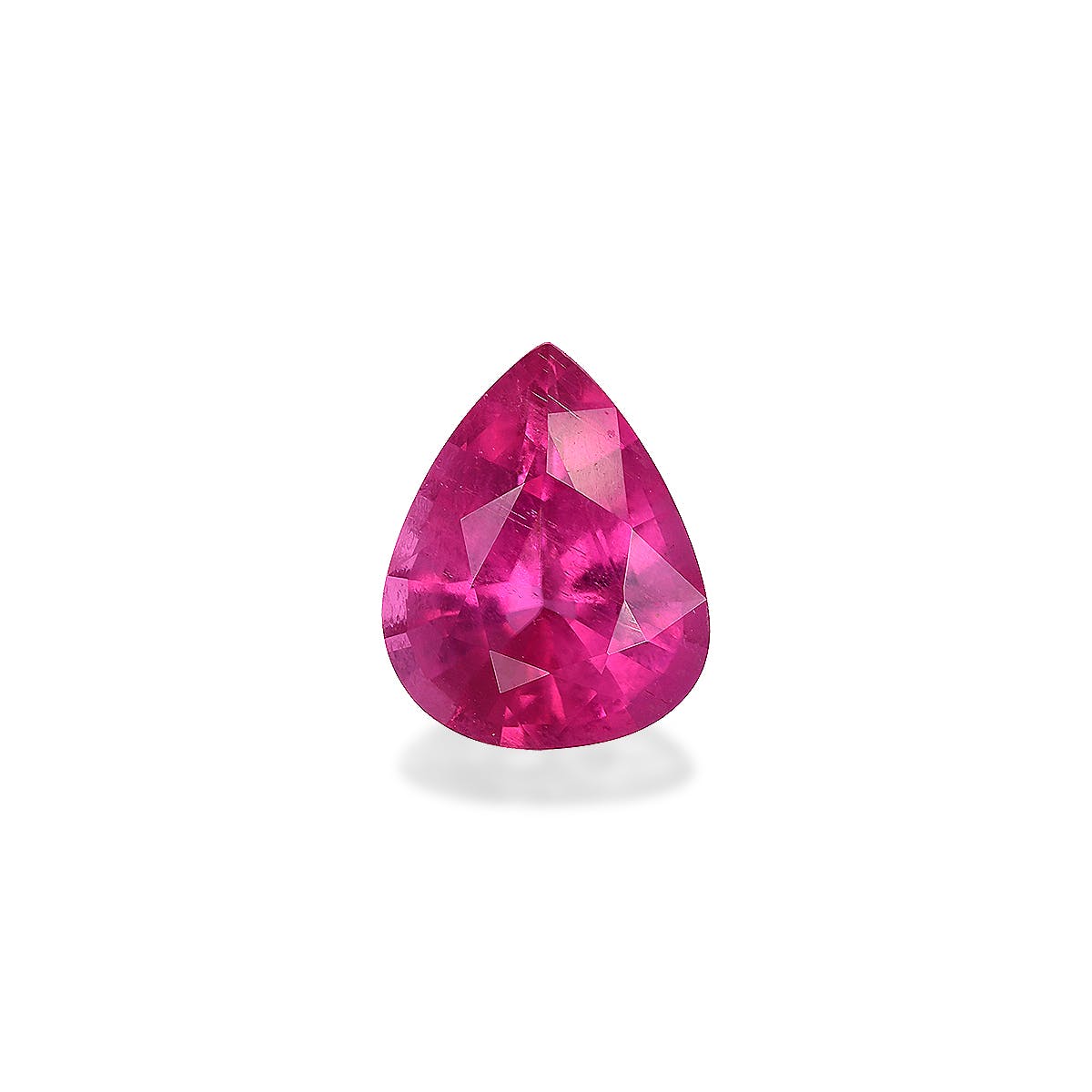 Rubellite Tourmaline Pear Fine Step Cut Pink