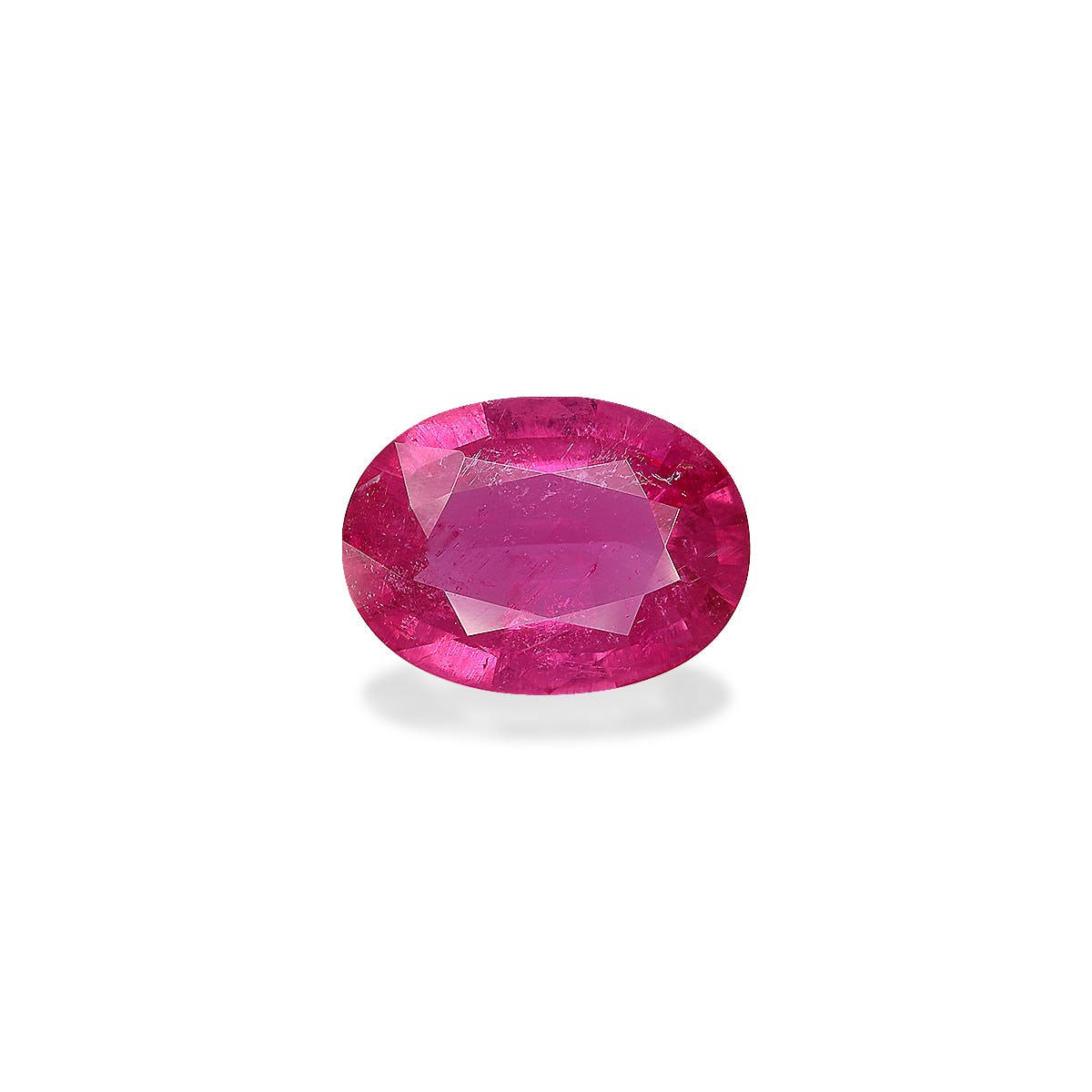 Rubellite Tourmaline Oval Fine Step Cut Pink