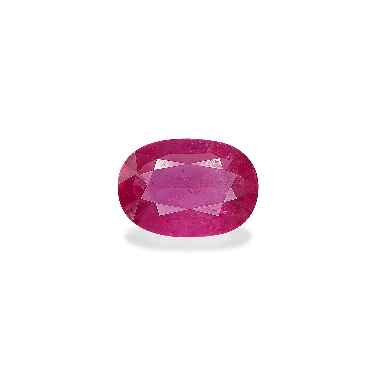 Rubellite Tourmaline Oval Fine Step Cut Pink