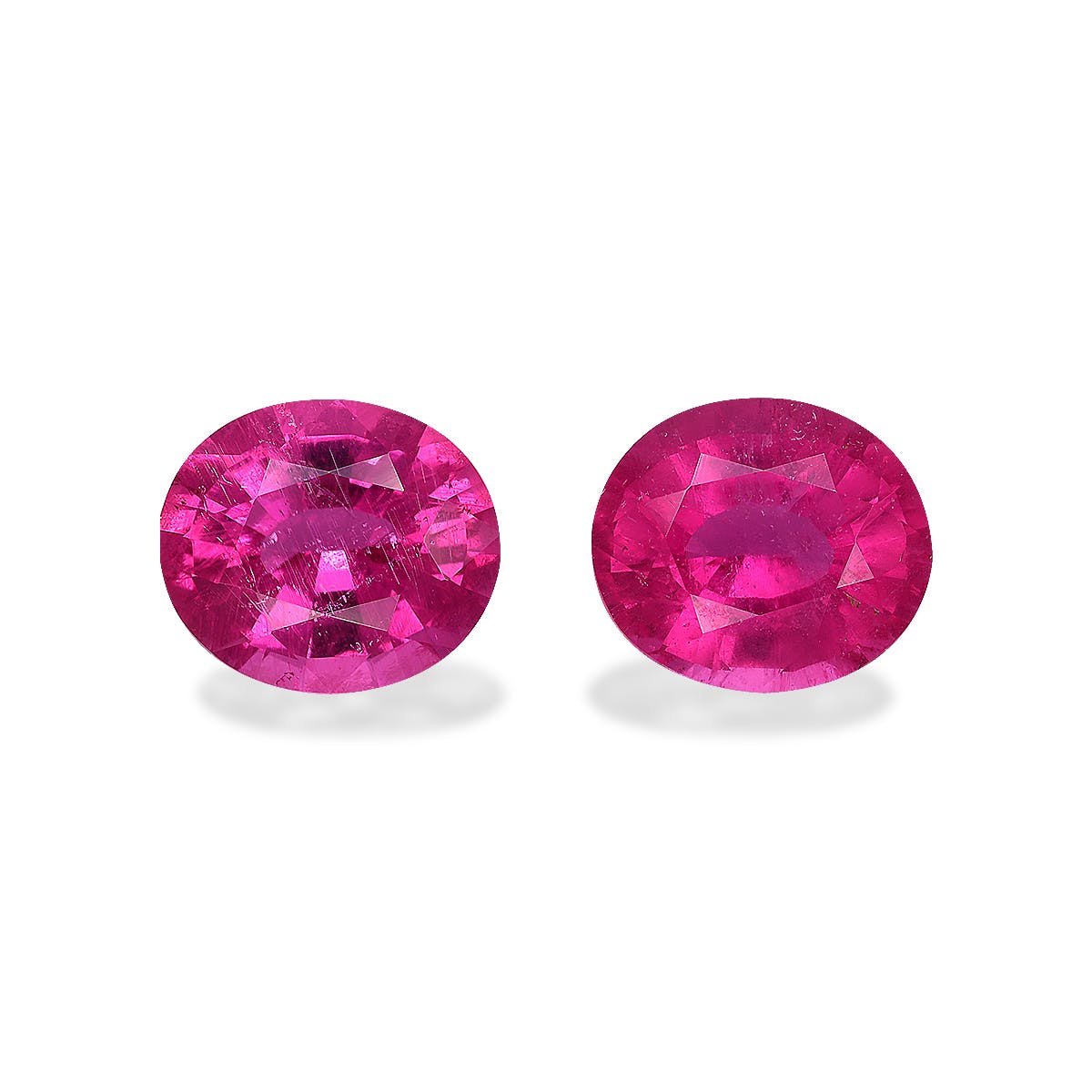 Rubellite Tourmaline Oval Fine Step Cut Pink