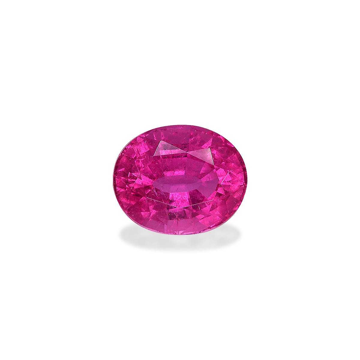 Rubellite Tourmaline Oval Fine Step Cut Pink