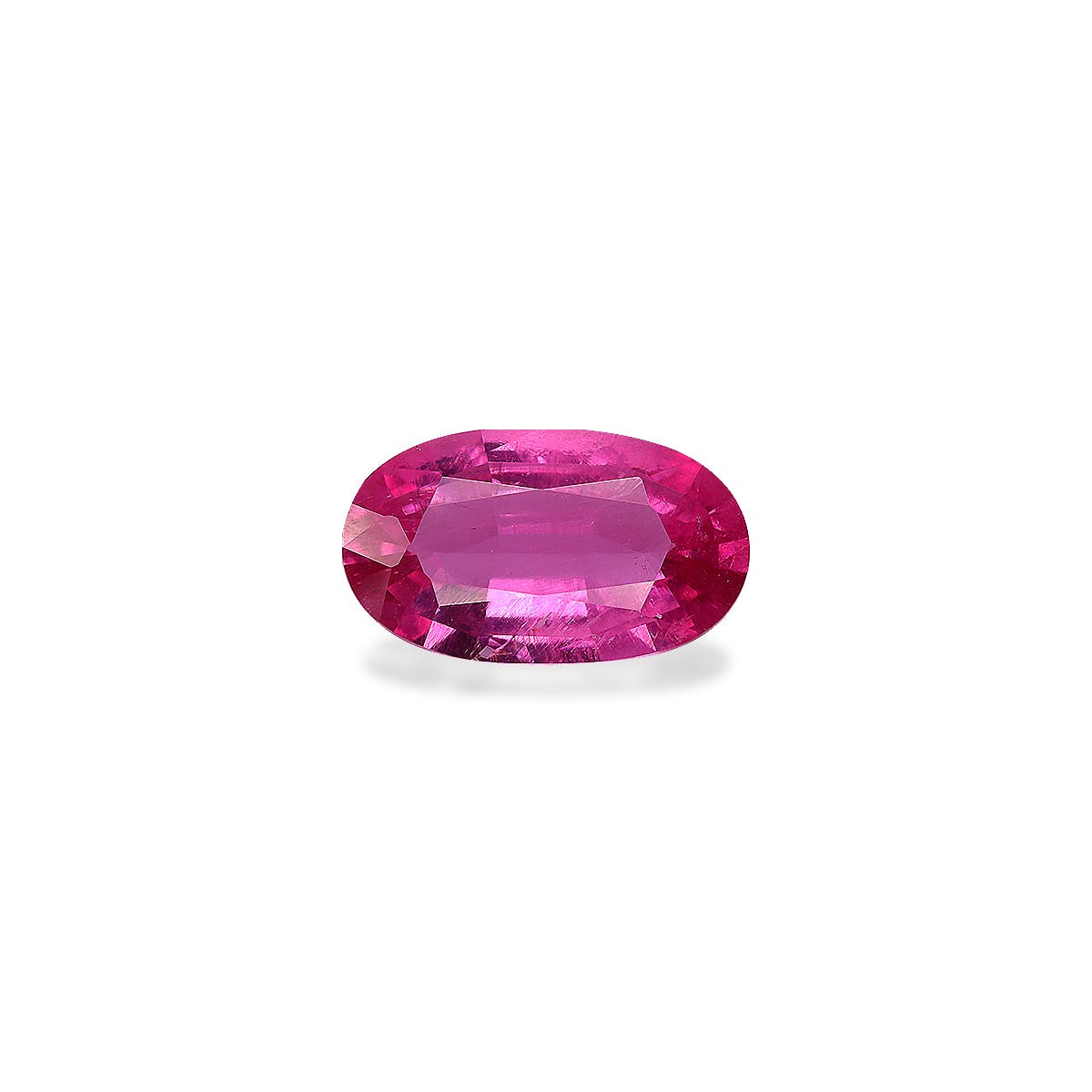 Rubellite Tourmaline Oval Fine Step Cut Fuscia Pink