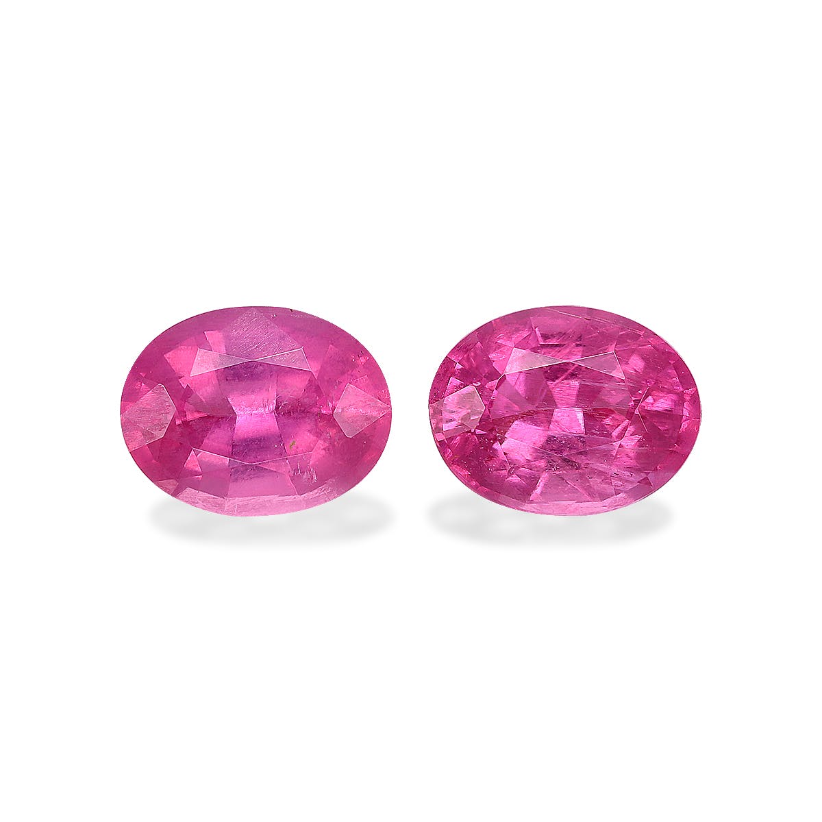 Rubellite Tourmaline Oval Fine Step Cut Fuscia Pink