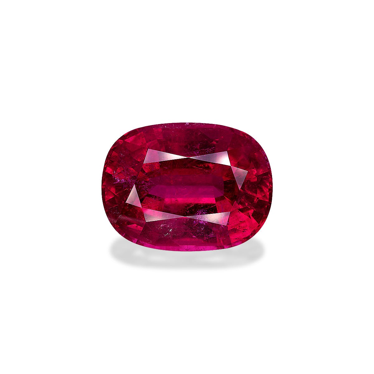 Rubellite Tourmaline Oval Fine Step Cut Pink