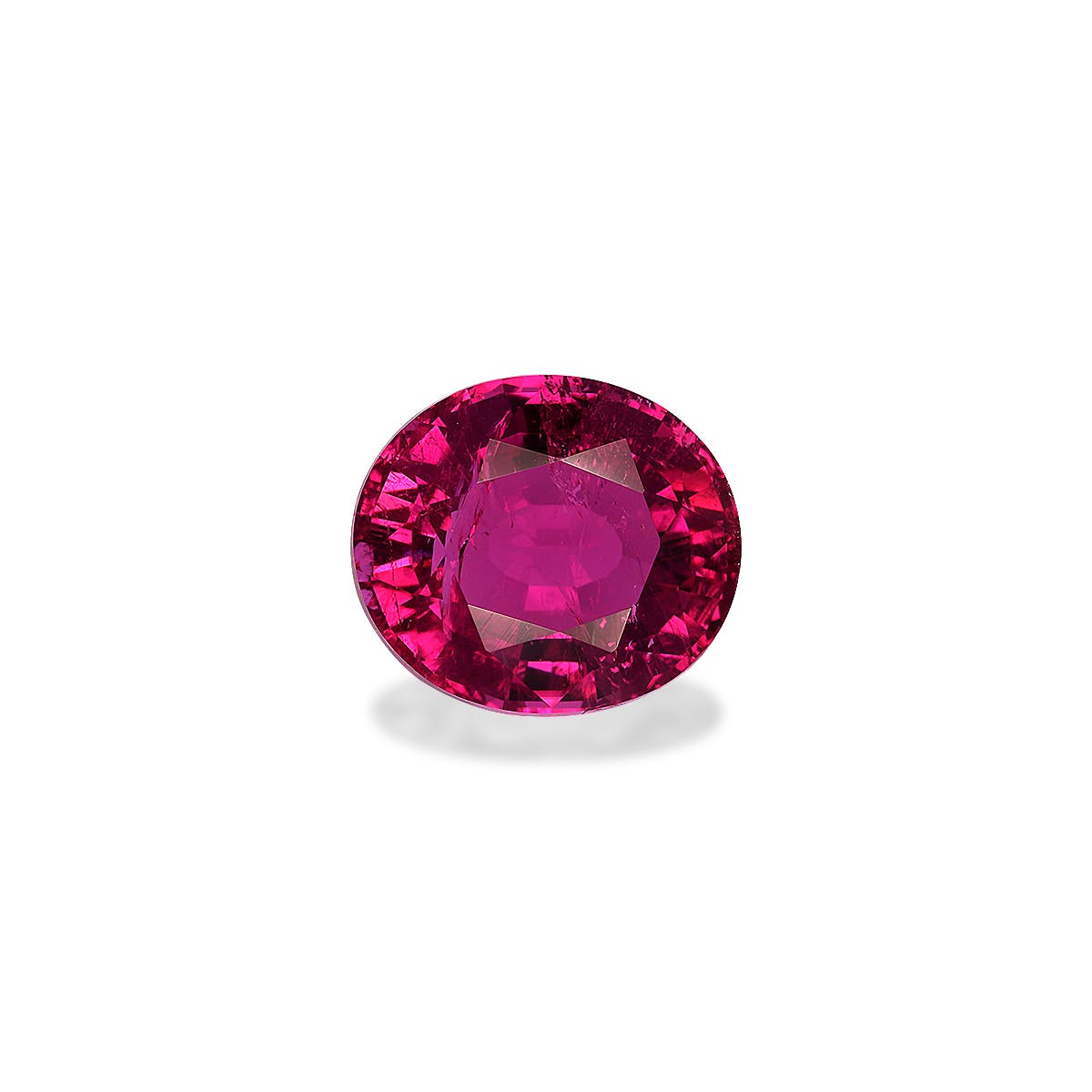 Rubellite Tourmaline Oval Fine Step Cut Pink