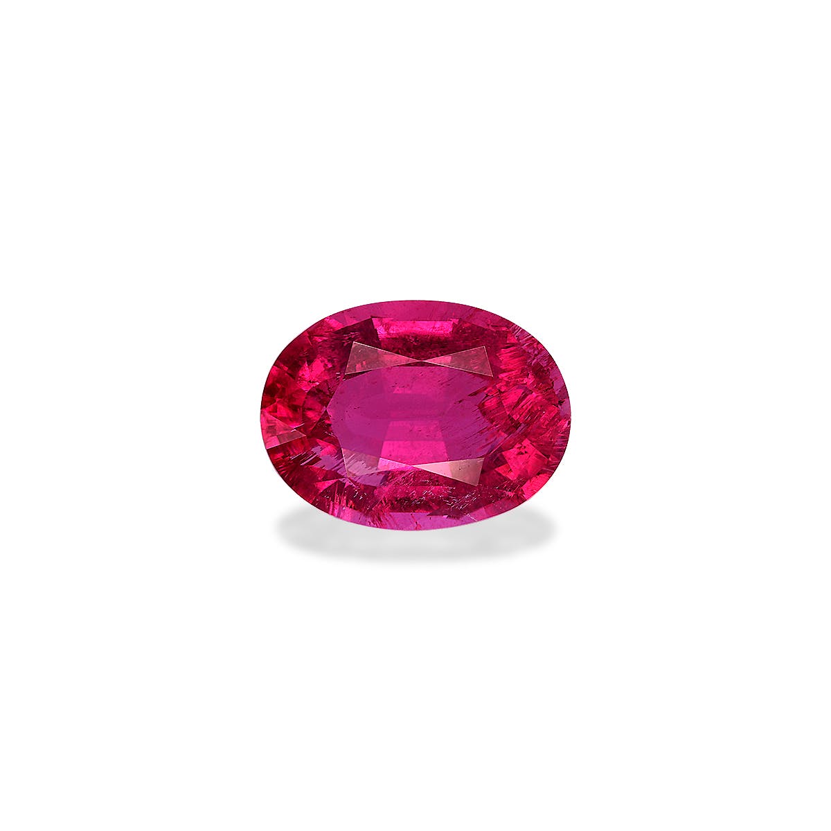 Rubellite Tourmaline Oval Fine Step Cut Pink