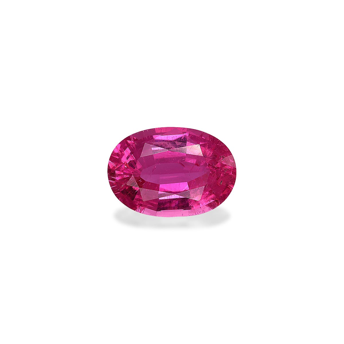 Rubellite Tourmaline Oval Fine Step Cut Pink