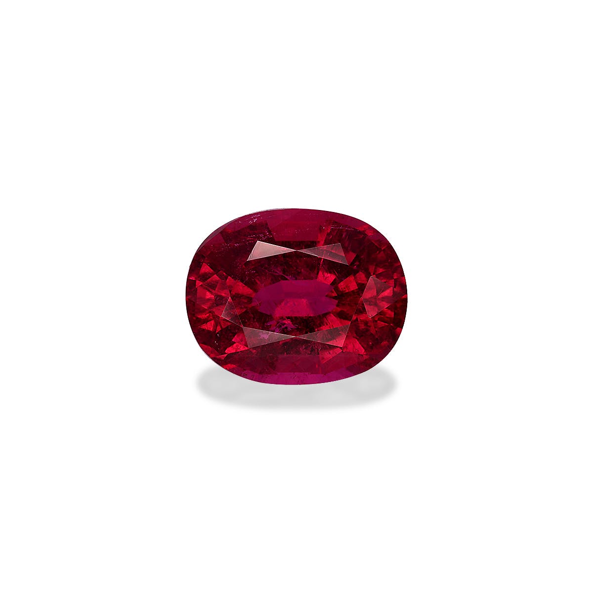 Rubellite Tourmaline Oval Fine Step Cut Pink