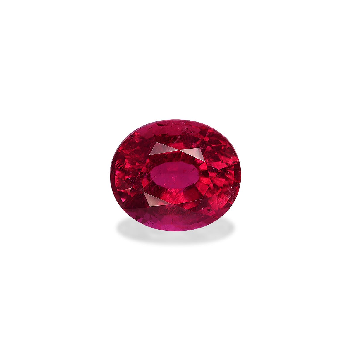 Rubellite Tourmaline Oval Fine Step Cut Pink