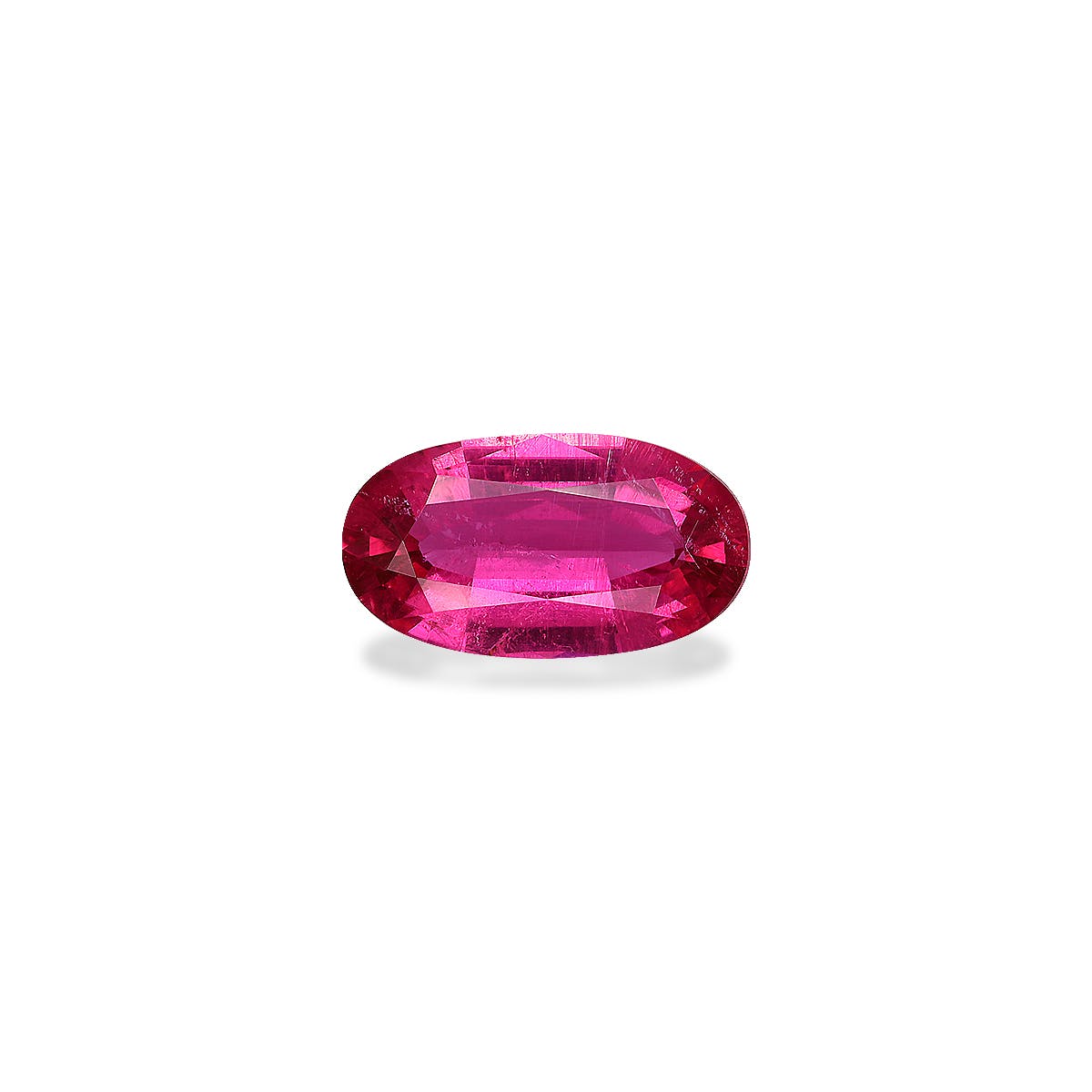 Rubellite Tourmaline Oval Fine Step Cut Pink