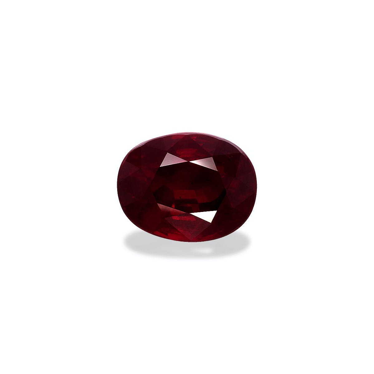 Mozambique Ruby Oval Fine Step Cut Red