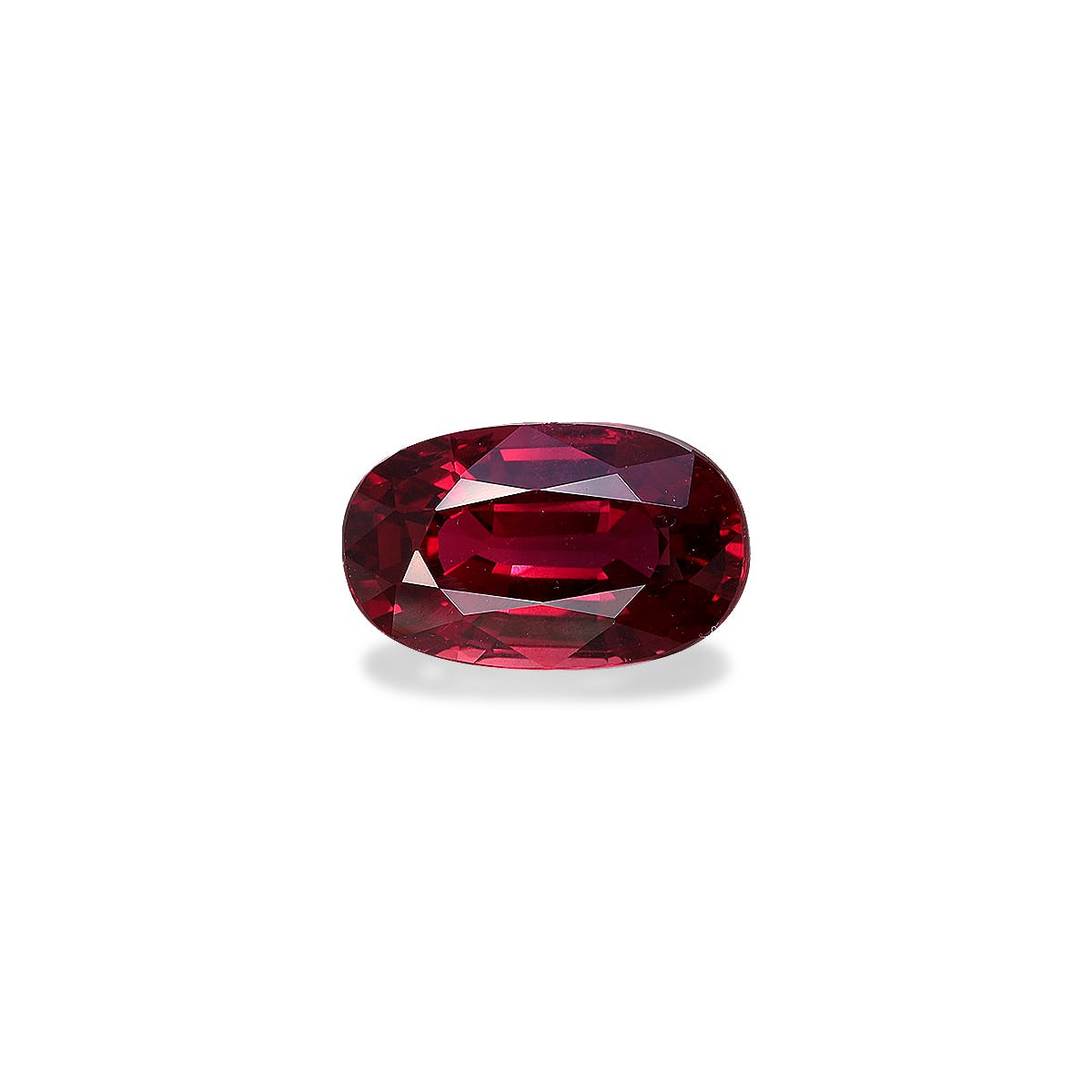 Mozambique Ruby Oval Fine Step Cut Red