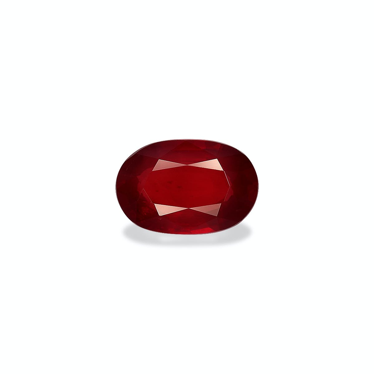 Mozambique Ruby Oval Fine Step Cut Red