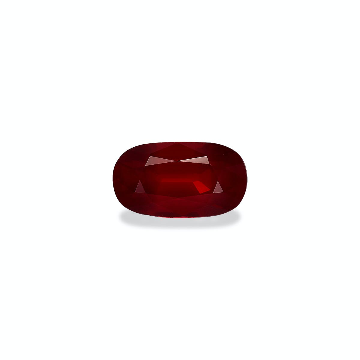 Mozambique Ruby Oval Fine Step Cut Red