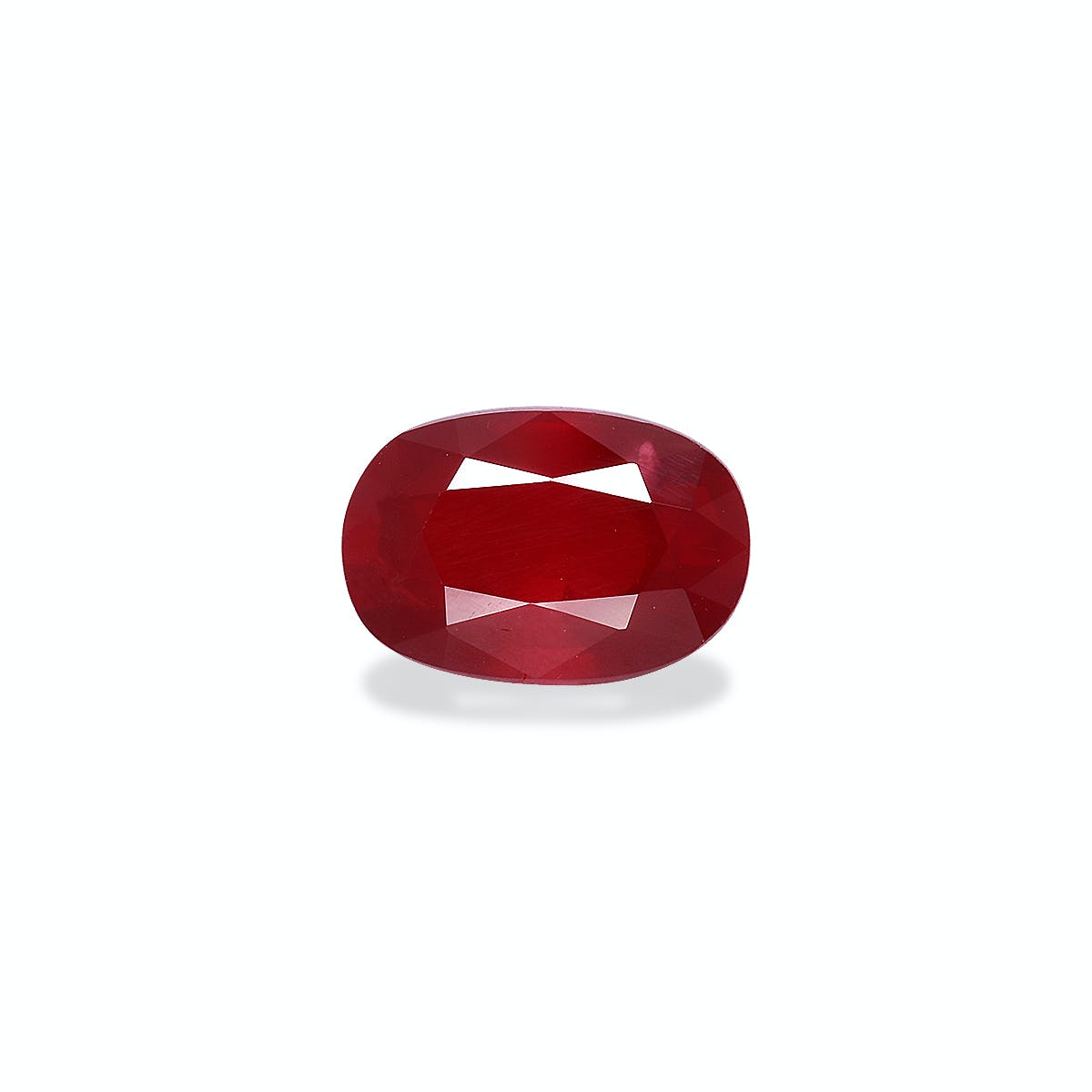 Mozambique Ruby Oval Fine Step Cut Red