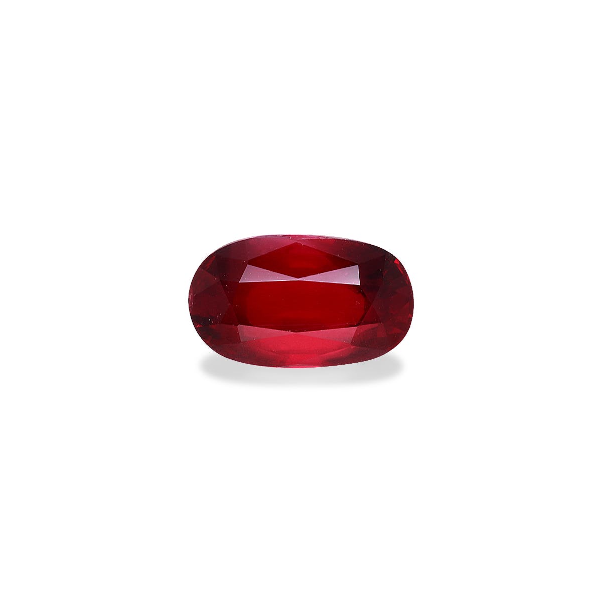 Mozambique Ruby Oval Fine Step Cut Red