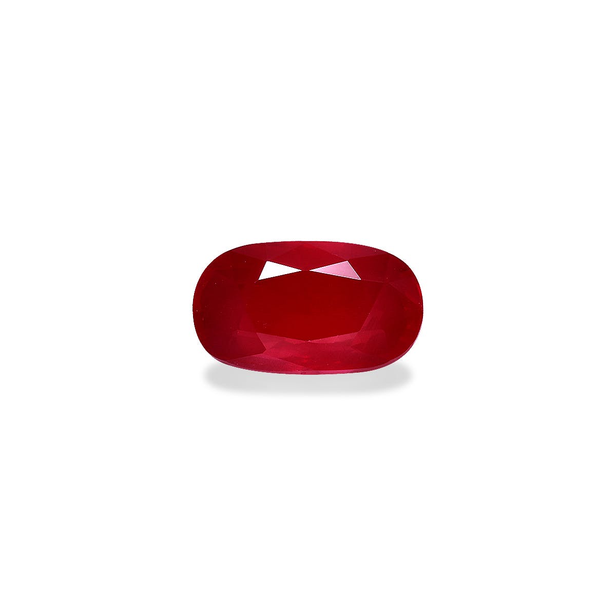 Mozambique Ruby Cushion Fine Step Cut Red